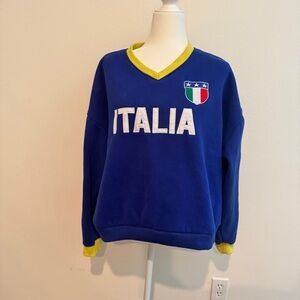 Edikted Blue Italia Sweatshirt